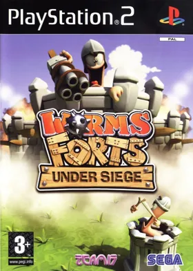 Worms Forts - Under Siege box cover front